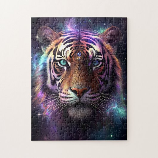 Cosmic Tiger Legpuzzel (Verticaal)