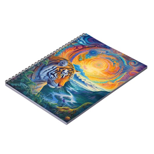Cosmic Tiger Notitieboek (Linkerzijde)