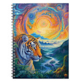 Cosmic Tiger Notitieboek (Voorkant)