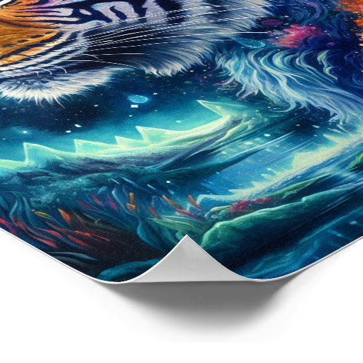 Cosmic Tiger Poster (Hoek)