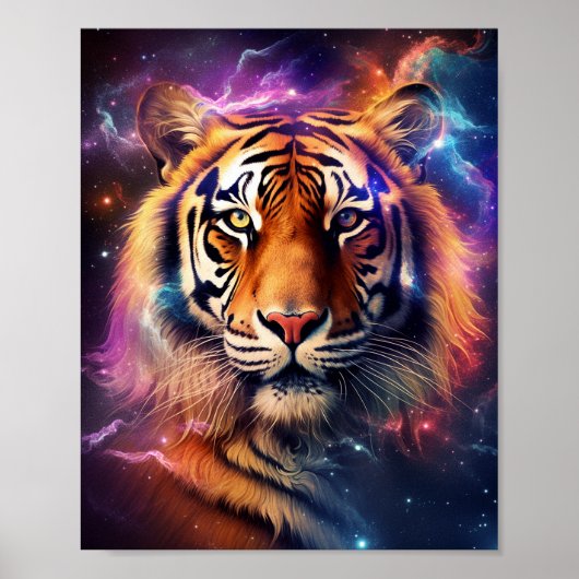 Cosmic Tiger Poster (Voorkant)