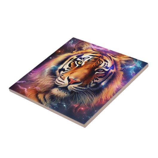 Cosmic Tiger Tegeltje (Zijkant)