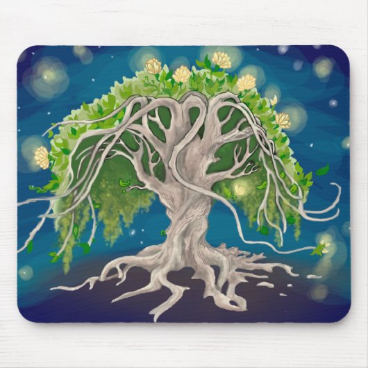 Cosmic Tree mousepad Muismat (Voorkant)