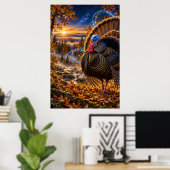 Cosmic Turkey Jager Poster (Thuiskantoor)