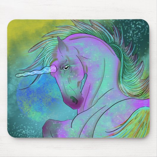 Cosmic Unicorn 11 Muismat (Voorkant)