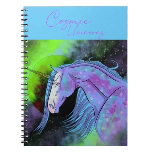 Cosmic Unicorn 6 Notitieboek (Voorkant)