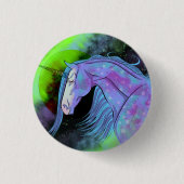 Cosmic Unicorn 6 Ronde Button 3,2 Cm (Voorkant)