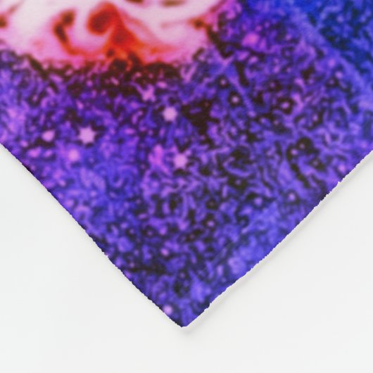 Cosmic unicorn Fleece Blanket Deken (Hoek)