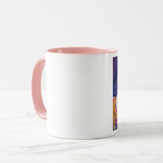 Cosmic Unicorn Mok (Voorkant links)