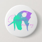 Cosmic Unicorn officieel Ronde Button 7,6 Cm (Voorkant)