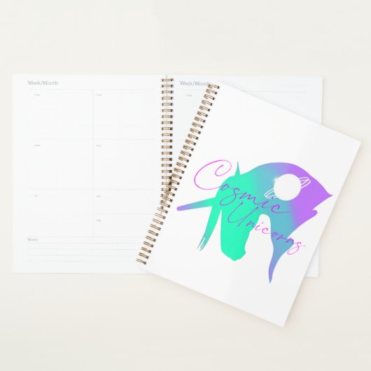 Cosmic Unicorns officieel Planner (Display)
