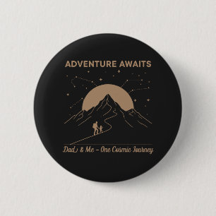 Cosmic Vader & Mij Avontuur Ronde Button 5,7 Cm