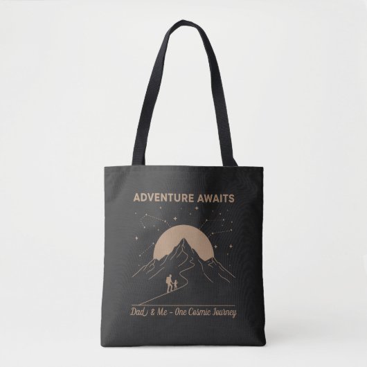 Cosmic Vader & Mij Avontuur Tote Bag (Voorkant)