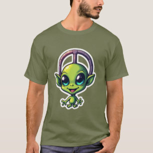 Cosmic Vibes - Funky Alien T-shirt Collectie