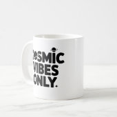 Cosmic Vibes Only Mok – Astrologie Koffiekopje (Voorkant links)