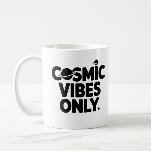 Cosmic Vibes Only Mok – Astrologie Koffiekopje (Links)