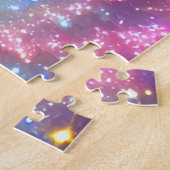Cosmic Vibrant and Blue Chaotic Event in Universe Legpuzzel (Zijkant)