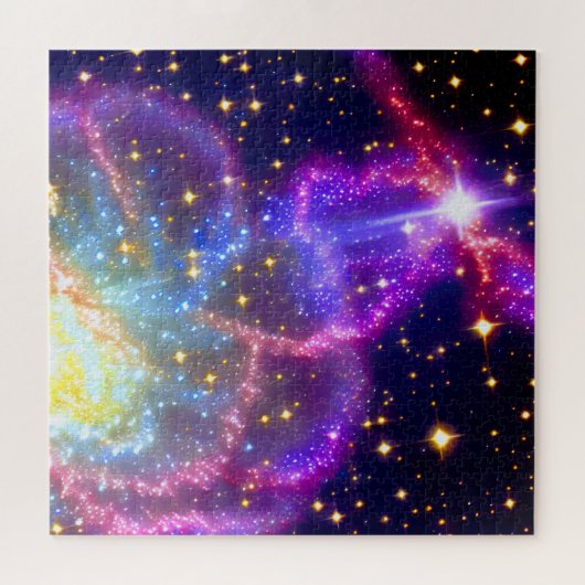 Cosmic Vibrant and Blue Chaotic Event in Universe Legpuzzel (Horizontaal)