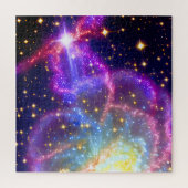 Cosmic Vibrant and Blue Chaotic Event in Universe Legpuzzel (Verticaal)