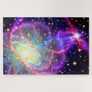 Cosmic Vibrant Paars Chaotic Event in Universe Legpuzzel