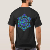 Cosmic Vision Mandala T-shirt (Achterkant)