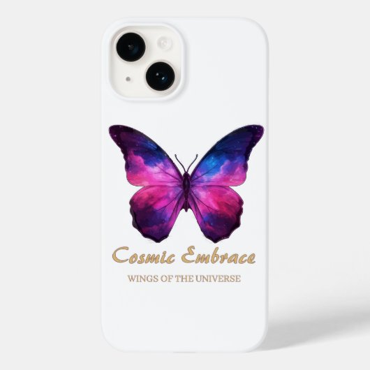 Cosmic Vlindersterrenstelsel Vleugels Case-Mate iPhone Case (Achterkant)