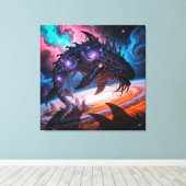 Cosmic Void Leviathan – Galactic Horror Art Print (Insitu (Houten vloer))