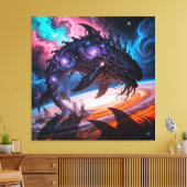 Cosmic Void Leviathan – Galactic Horror Art Print (Insitu (Woonkamer))