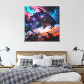 Cosmic Void Leviathan – Galactic Horror Art Print (Insitu (Slaapkamer))