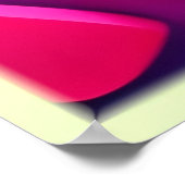 Cosmic Vortex: Een Neon Odyssee Poster (Hoek)