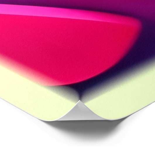 Cosmic Vortex: Een Neon Odyssee Poster (Hoek)