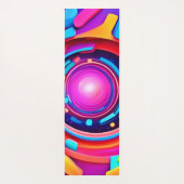 Cosmic Vortex: Een Neon Odyssee Yogamat (Achterkant)