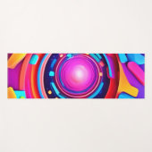 Cosmic Vortex: Een Neon Odyssee Yogamat (Voorkant (horizontaal))