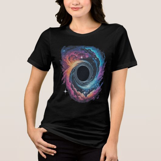 Cosmic Vortex T-shirt voor dames (Voorkant)