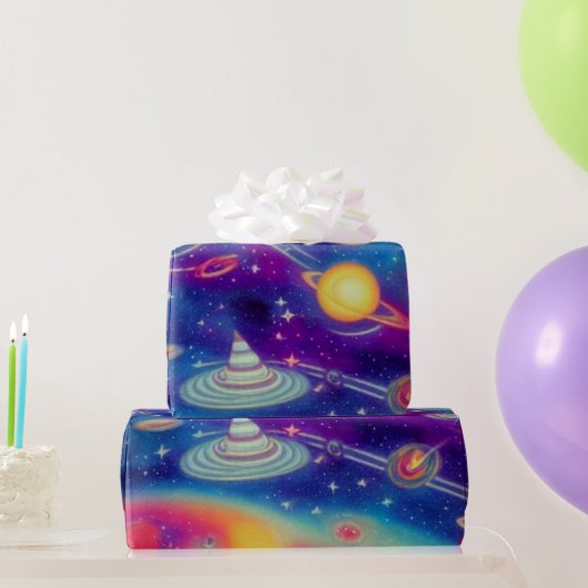Cosmic Voyage Cadeaupapier (Feestgeschenken)