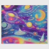 Cosmic Voyage Cadeaupapier (Vlak)