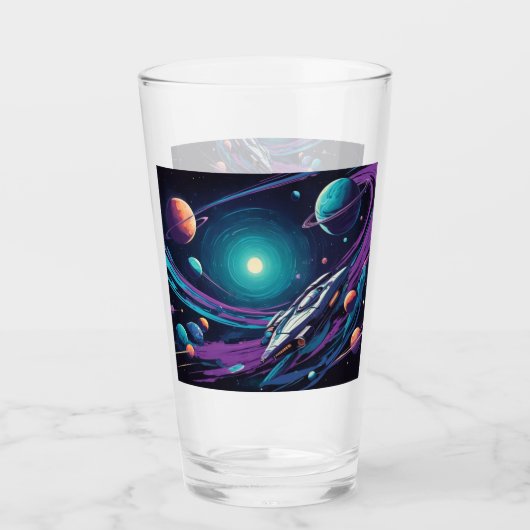 Cosmic Voyage Glas (Voorkant)