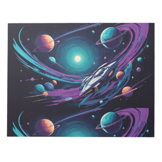 Cosmic Voyage Notitieblok (Voorkant)