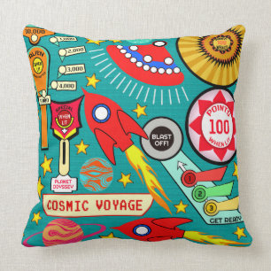Cosmic Voyage Pinball Kussen