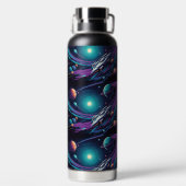 Cosmic Voyage Waterfles (Achterkant)