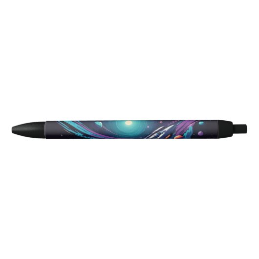 Cosmic Voyage Zwarte Inkt Pen (Voorkant)