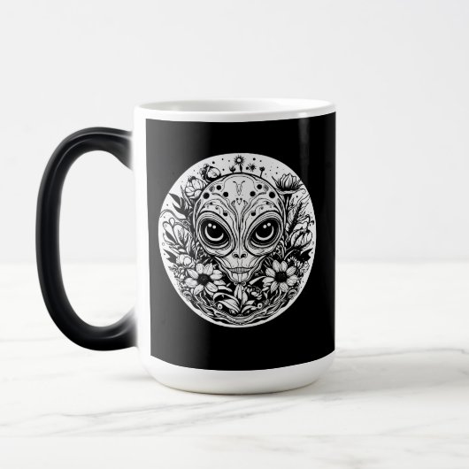 Cosmic Voyager | Buitenaardse vreemdeling Magische Mok (Links)