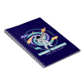 Cosmic Wanderer Astronaut Telescop Notitieboek (Rechterzijde)