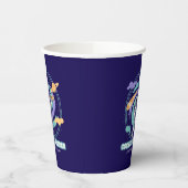 Cosmic Wanderer Astronaut Telescop Papieren Bekers (Links)