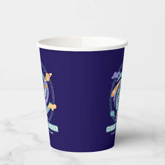 Cosmic Wanderer Astronaut Telescop Papieren Bekers (Links)