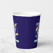 Cosmic Wanderer Astronaut Telescop Papieren Bekers (Rechts)