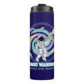 Cosmic Wanderer Astronaut Telescop Thermosbeker (Voorkant)