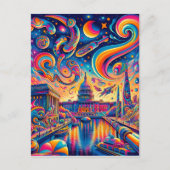 Cosmic Washington DC Briefkaart (Voorkant)