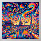 Cosmic Washington DC Poster (Voorkant)