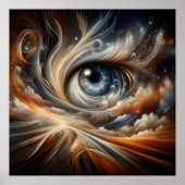 Cosmic Watcher Poster (Voorkant)